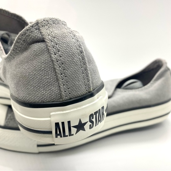 𝅺converse Men’s Gray Lace Up Sneakers - Picture 6 of 7